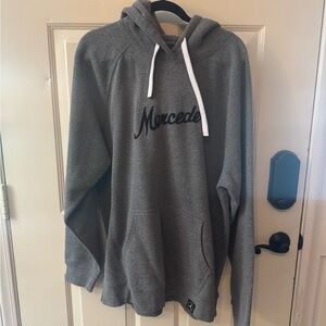 Mercedes Logo Gray Pullover Hoodie